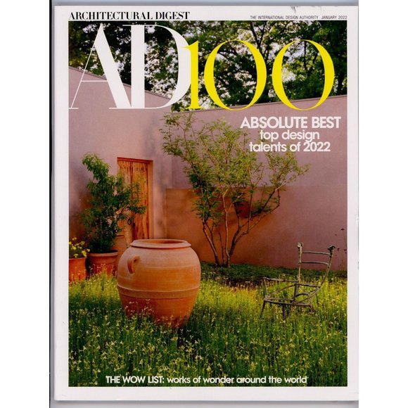 ARCHITECTURAL DIGEST AD JAN 2002 - 100 ABSOLUTE BEST TOP DESIGN TALENTS OF 2022 - Picture 1 of 1